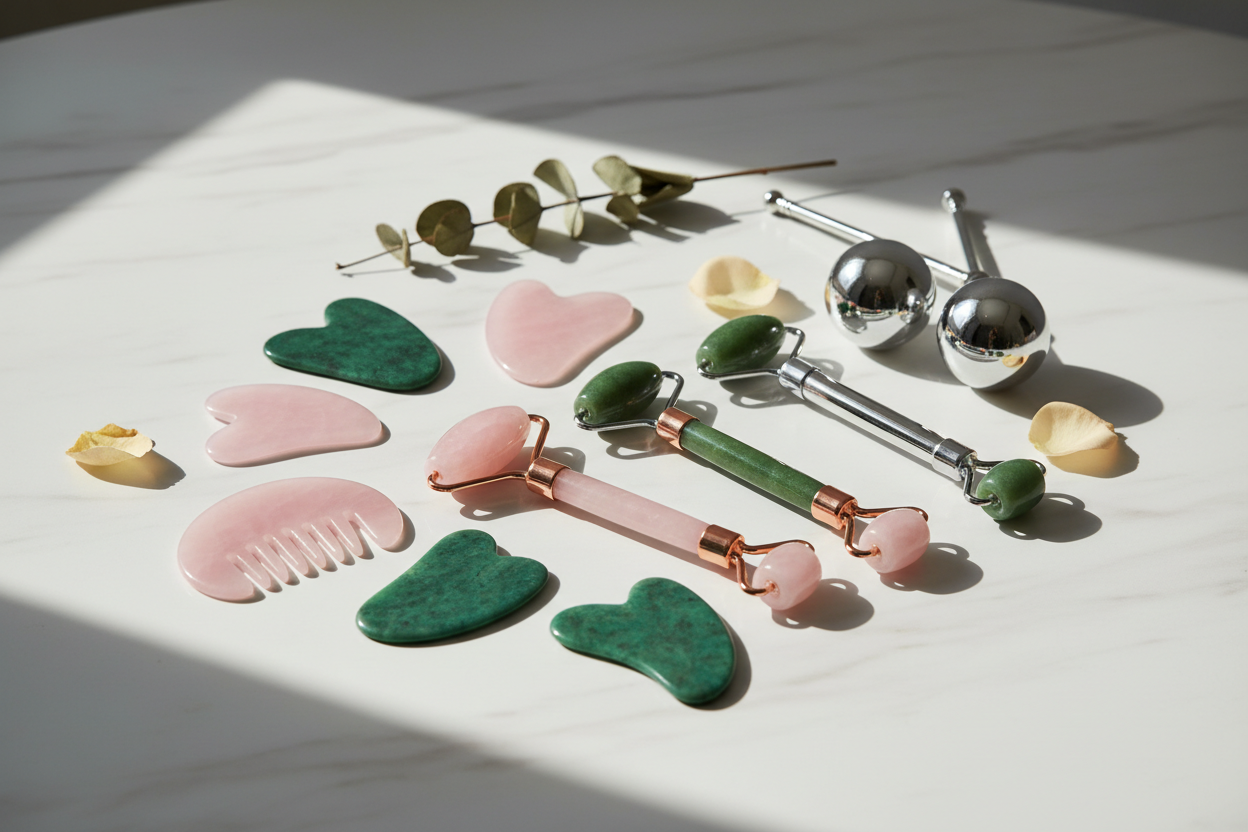 Facial Rollers, Gua Sha & Ice Globes