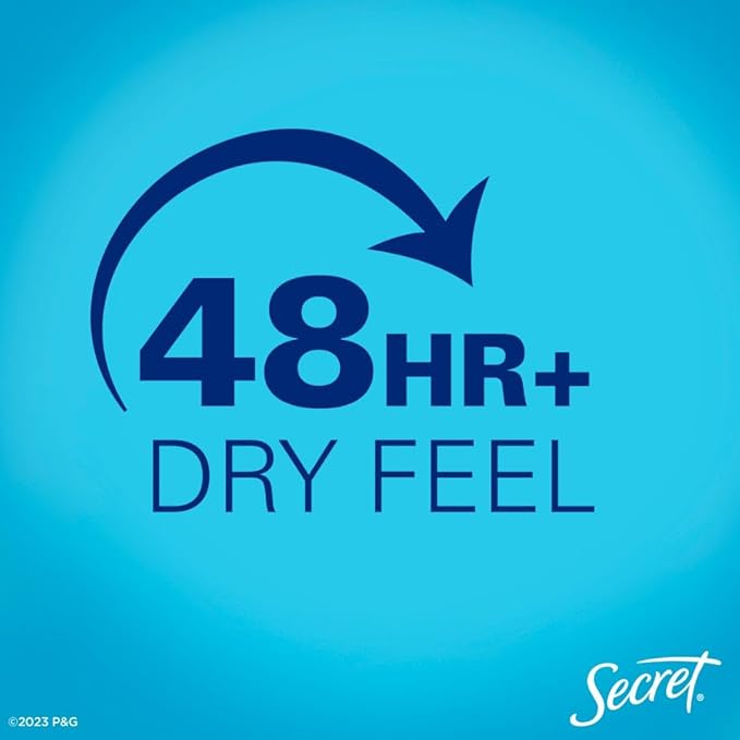Secret Dry Spray Antiperspirant Deodorant for Women, 48hr Weightless Sweat & Odor Protection, Gentle on Skin, Wild Rose with Argan Oil Scent, 4.1 oz