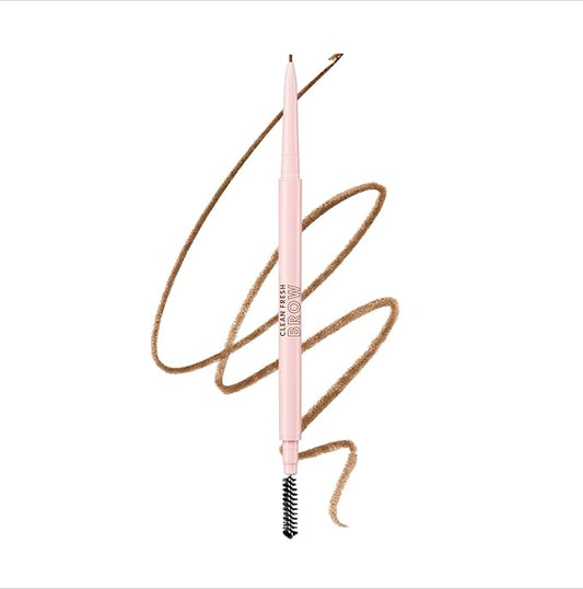 Covergirl Clean Fresh Brow Nano, 300 Auburn, Eyebrow Pencil, Ultra-Precise Tip, Waterproof, Transfer-Resistant, Built-In Spoolie, Vegan Formula, 0.001oz