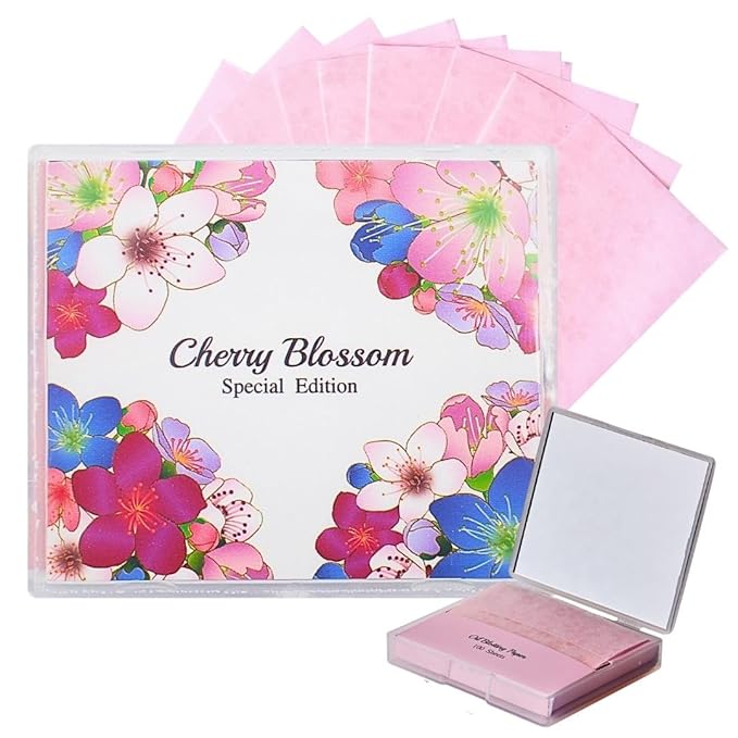 [100 Counts + Mirror Case] Cherry Blossom Natural