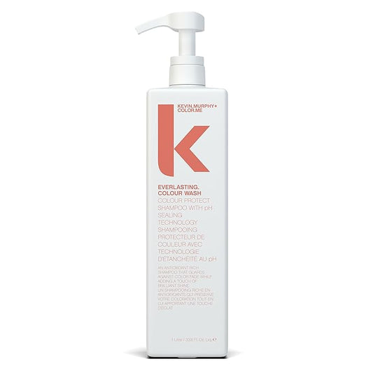 KEVIN.MURPHY EVERLASTING.COLOUR WASH - Hair Colour Shampoo - Colour Protect Hair Care - pH Balanced Shampoo - Sulphate Free - 1000 mL / 33.8 fl oz