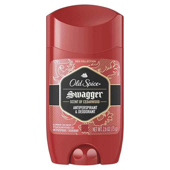 Old Spice Red Zone Anti-Perspirant Deodorant Invisible Solid Swagger, 2.6 Ounce (Pack of 3)