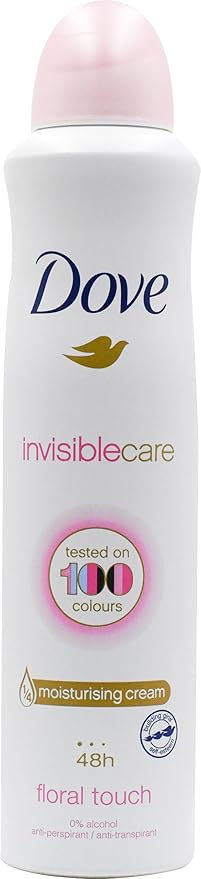 Dove Antiperspirant Deodorant Spray, International Version, 250 ml (Pack of 5)