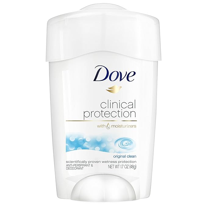 Dove Clinical Protection Antiperspirant Deodorant, Original Clean, 1.7 Ounce