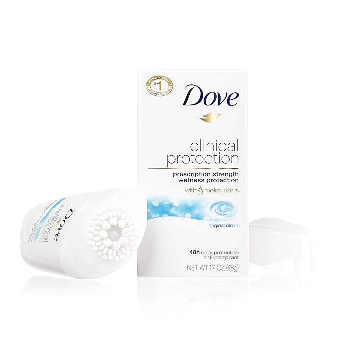 Dove Clinical Protection Antiperspirant Deodorant, Original Clean, 1.7 Ounce