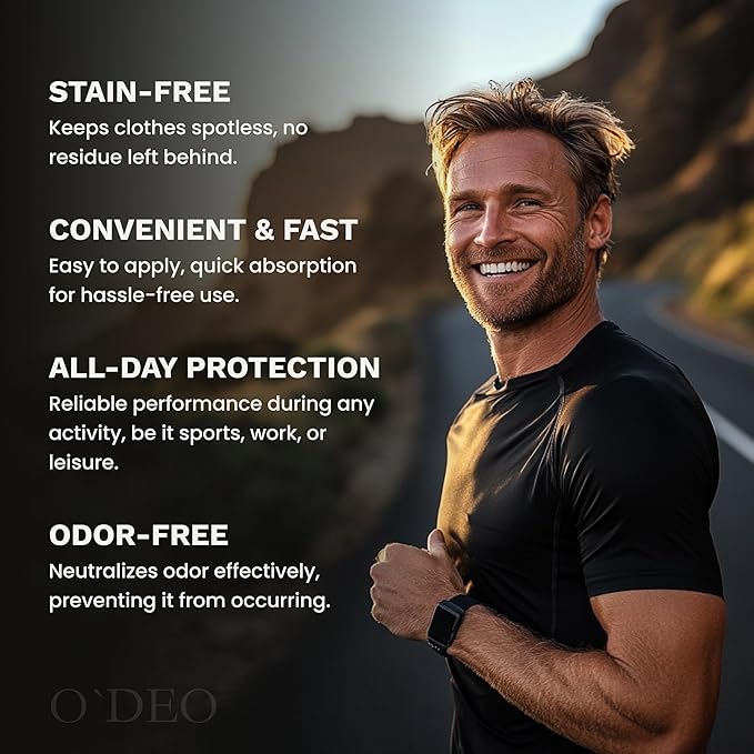 Aluminum Free Deodorant for Men – All Natural Deodorant Spray – Organic Deodorant for Men 4 fl oz of Natural Deodorant Unscented for Sensitive Skin